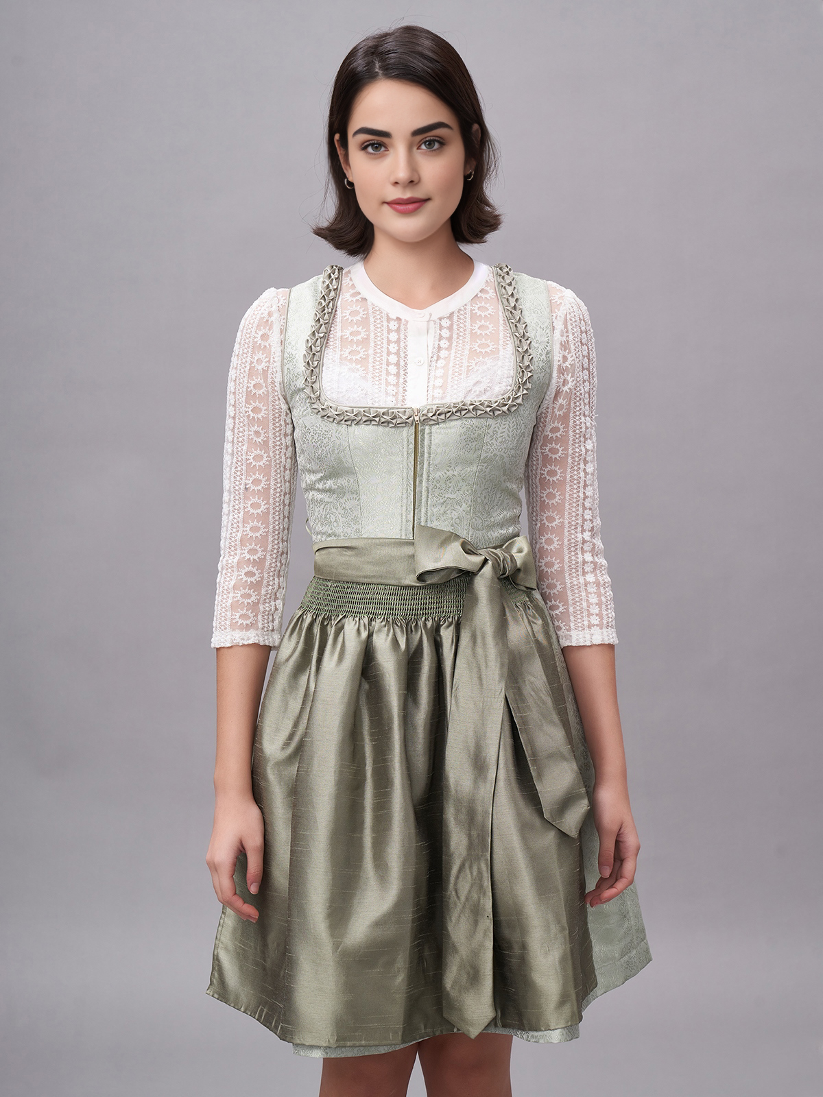 Dirndl in Grün – ein frischer Look für den Sommer
