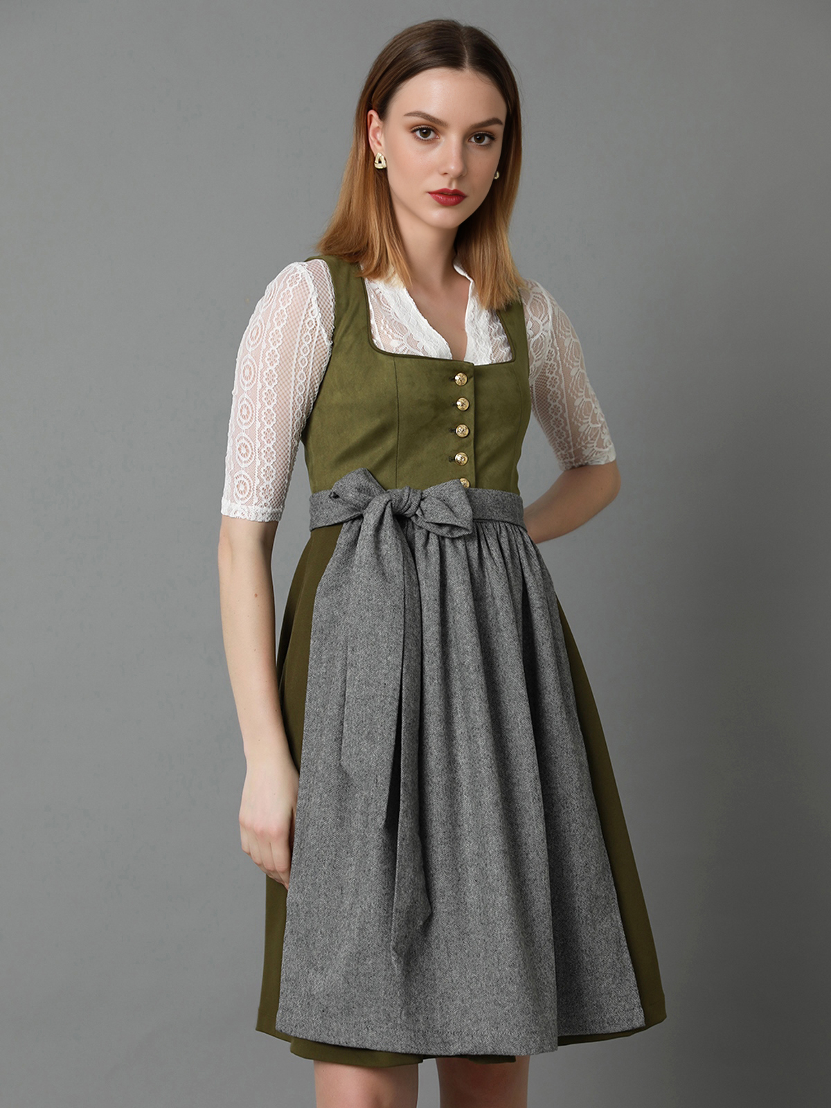 Grün Dirndl in eleganter Ausführung