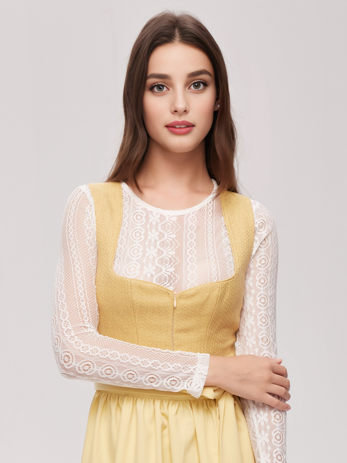 Elegantes Samt Oberteil Rot