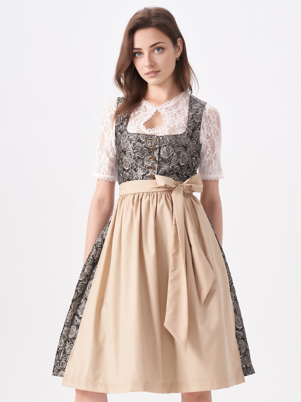 Dirndl in Waldgrün